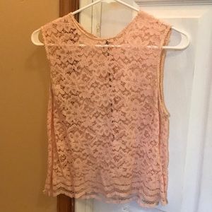 Pink Lace Blouse 3 for $5!!
